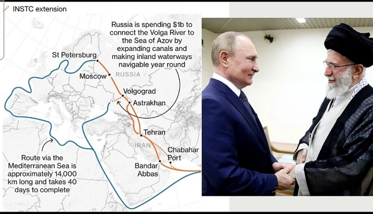 Россия и Иран создают новый транспортный коридор от восточного края Европы