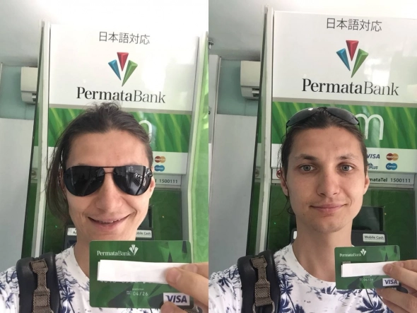 Открыл заграничную банковскую карту в Permata Bank