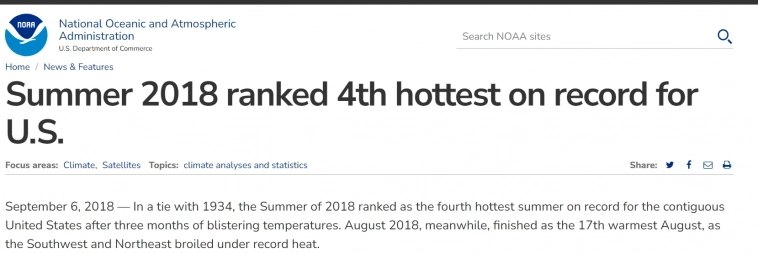 https://www.noaa.gov/news/summer-2018-ranked-4th-hottest-on-record-for-us