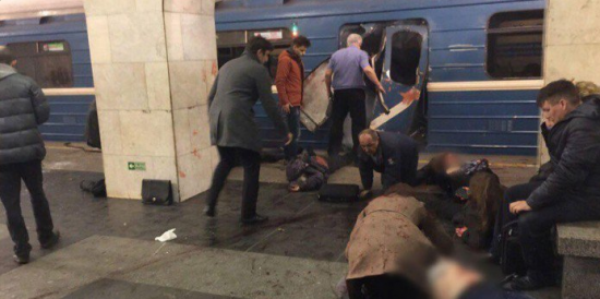 Взрыв метро Петербург