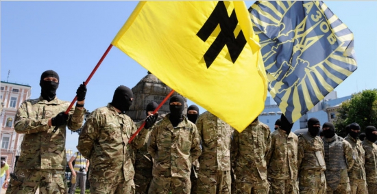 Ополченцы на востоке Украины противостоят неонацистам