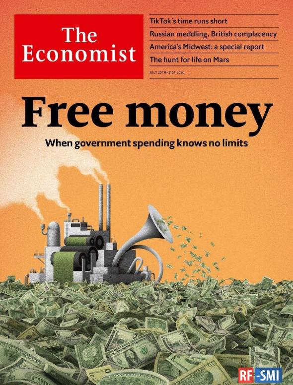 Обложка Economist за июль.