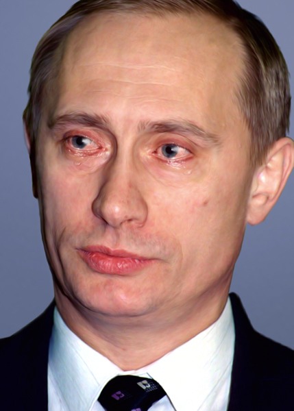 Плачущий от счастья Путин... Я пад сталом!!!