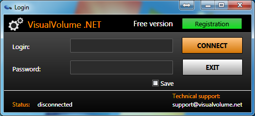 Бесплатная версия программы VisualVolume .NET