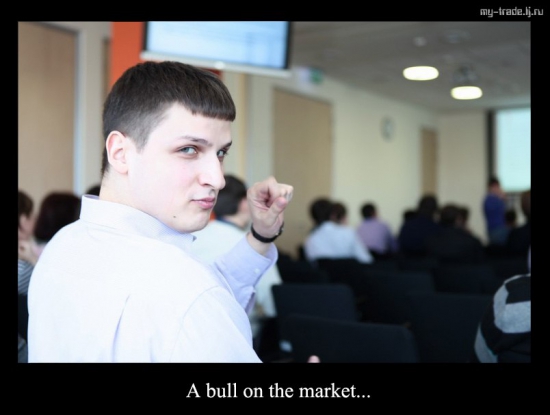 a bull on the market