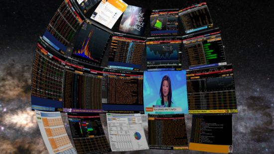 Bloomberg объединила информационный терминал с очками Oculus Rift