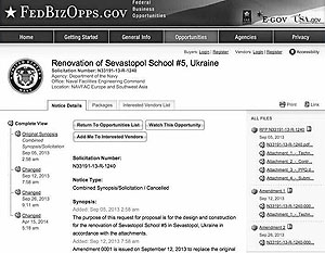Севастопольскую школу хотели перестроить в инженерную базу ВМФ США