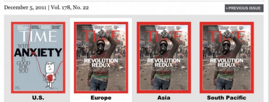 Журнал TIME для самой демократической страны в мире:) и остальных стран.