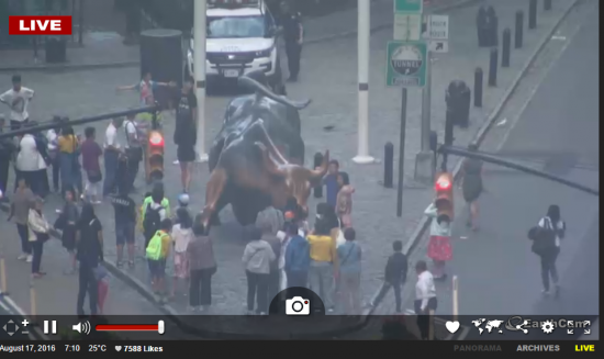 Charging Bull in New York Бычок онлайн.