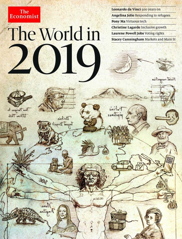 Интересное совпадение, обложка The Economist 2019| Коронавирус ?