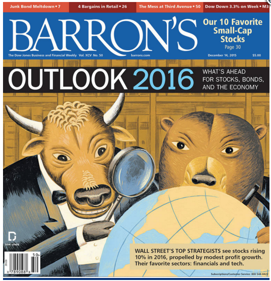 Barrons: ни один стратег не ждет снижения S&P500 через год