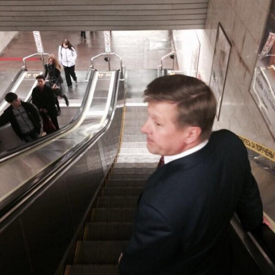 Новосибирский мэр ездит в метро! От это даааа!
