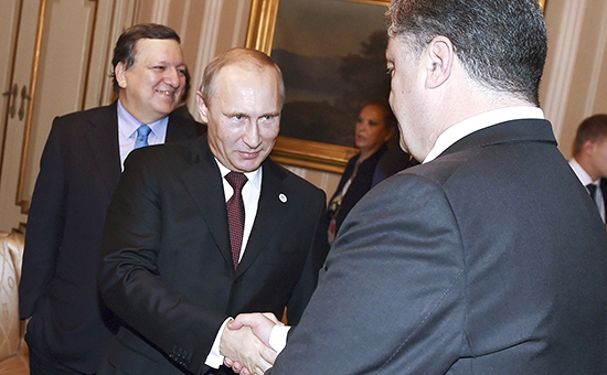Путин и Порошенко договорились в Милане по газовому вопросу