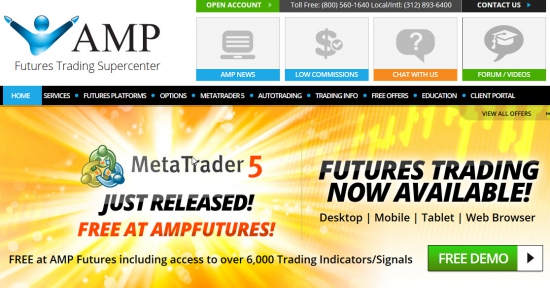 Американский брокер AMP Futures запустил MetaTrader 5