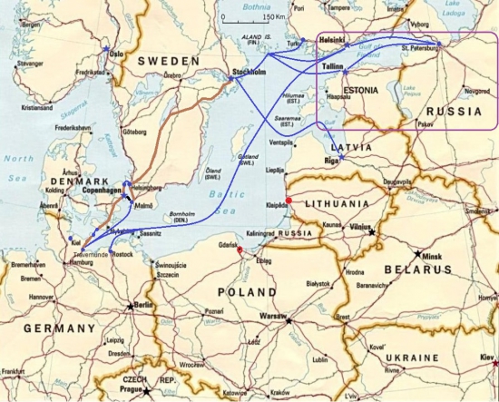 Товарооборот портов Прибалтики