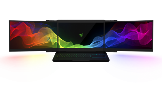 На CES 2017 у Razer украли прототипы ноутбука Valerie с тремя экранами