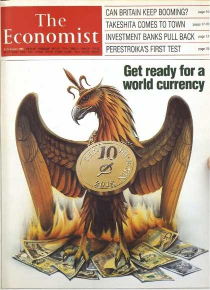 Появление единой мировой валюты предсказали к 2018 г