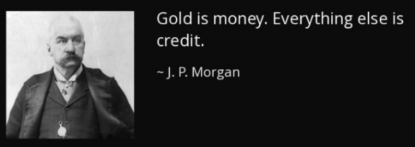 Золото...  J. Morgan как в воду глядел.