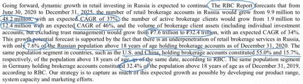 СПб биржа считает, что число розничных инвесторов в России вырастет за 4 года в 5 раз, - до 48 млн человек.