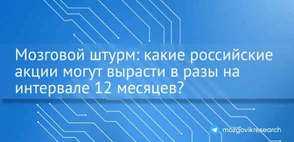 Мозговой штурм: какие российские акции могут вырасти в разы на интервале 12 месяцев?