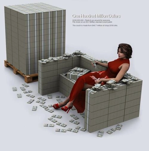 30 ТРЛН. баксов, визуально)))