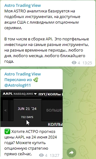 Финансовая астрология повернулась к опционам лицом. IB нам поможет.