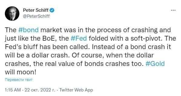 Питер Шифф о крахе доллара.