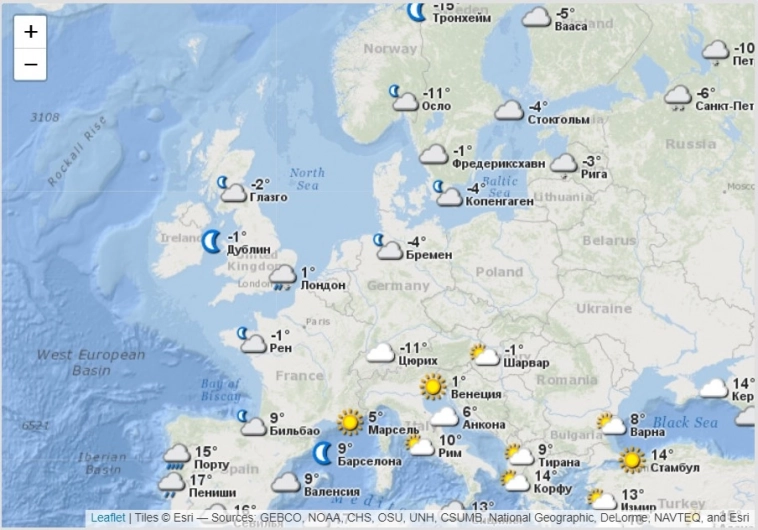 Европа из-за холодов начала тратить запасы из ПХГ интенсивнее обычного