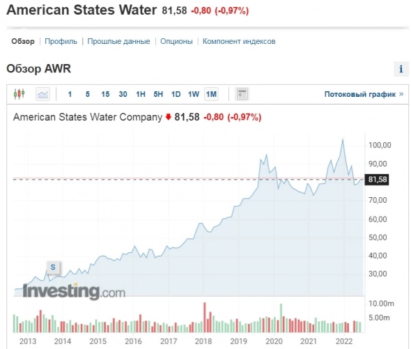 Заработать на бирже или инвестиции в воду