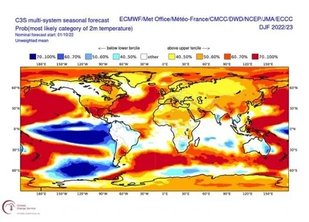 Прогноз Copernicus: Предстоящая зима в Европе будет мягкой Прогноз Copernicus: Предстоящая зима в Европе будет мягкой