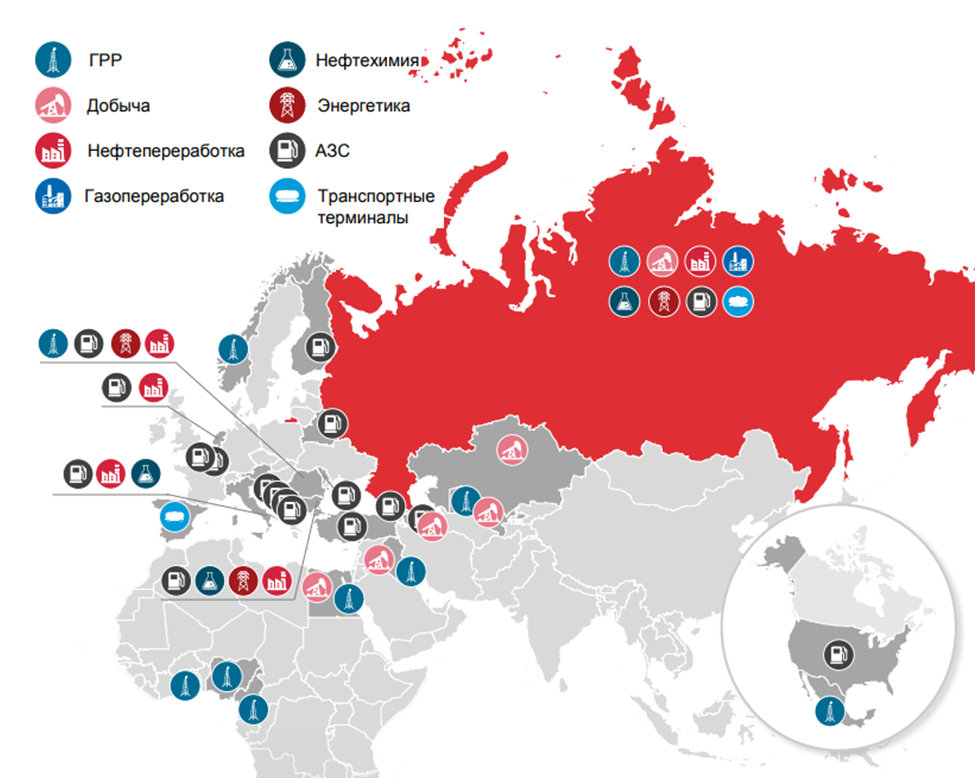 Карта азс лукойл по россии