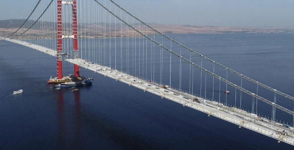 Турецкий мост, соединяющий Европу и Азию