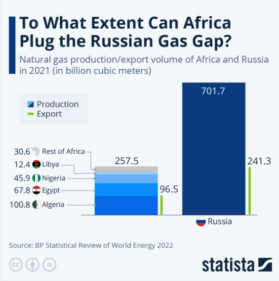 В какой степени Африка может восполнить дефицит российского газа?