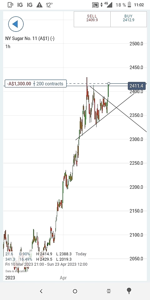 Sugar long gold short