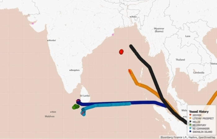 5 млн баррелей российской нефти «застряли» на пути в Индию — Bloomberg 5 млн баррелей российской нефти «застряли» на пути в Индию — Bloomberg