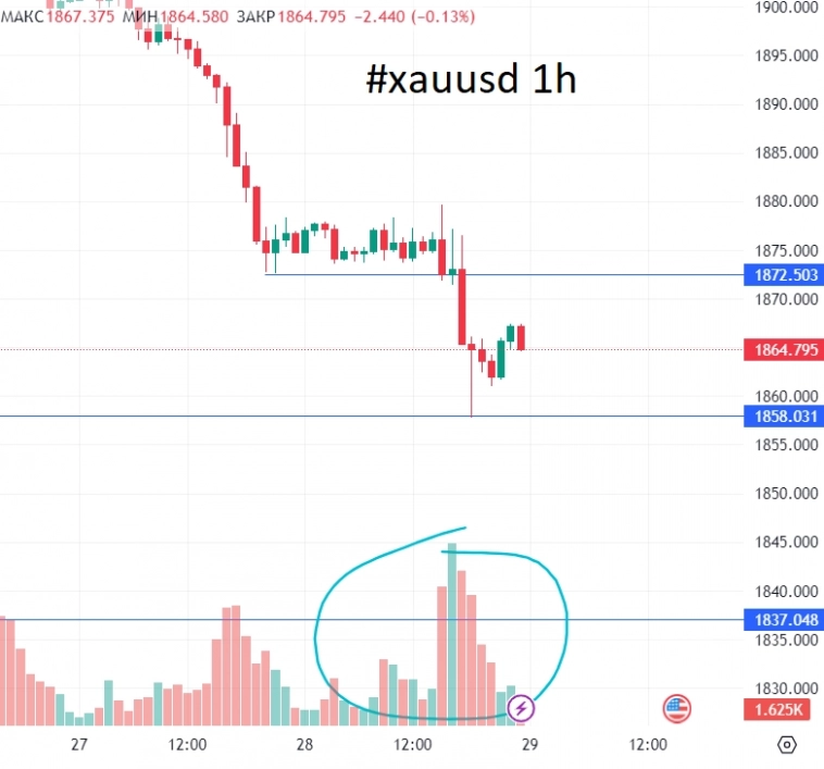 Золото (Xauusd) обзор