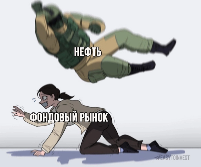 Падающая нефть потянула за собой фондовый рынок⁠⁠