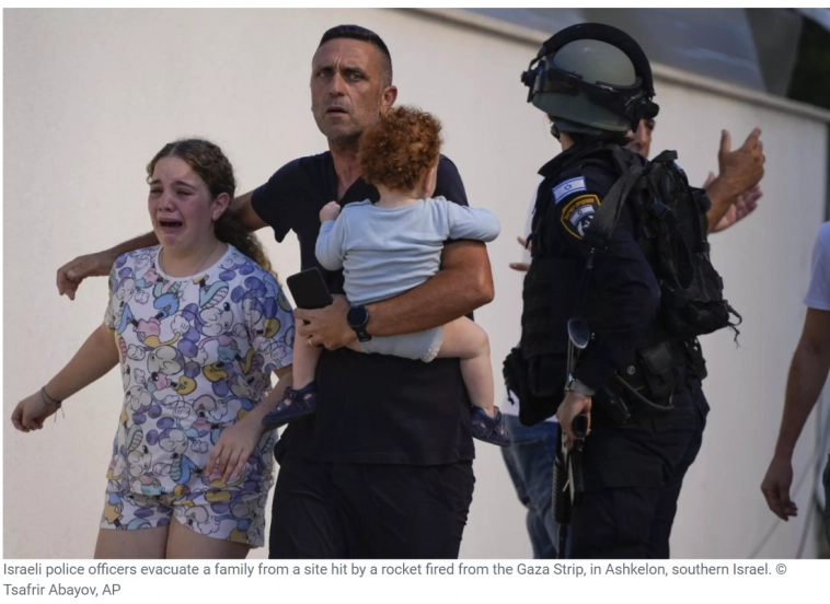 Нападение на Израиль в фото