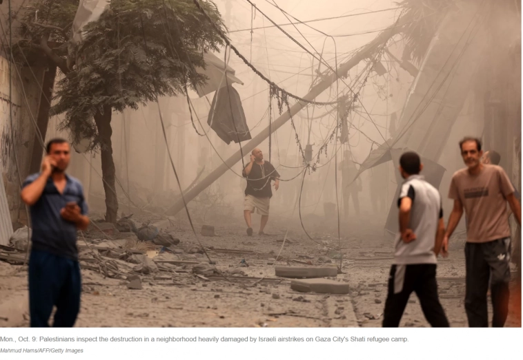 Палестино-Израильская война в фото