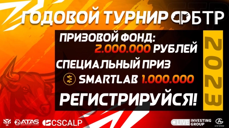 Годовой чемпионат ФБТР по трейдингу. Призовой фонд - 3 000 000 рублей.