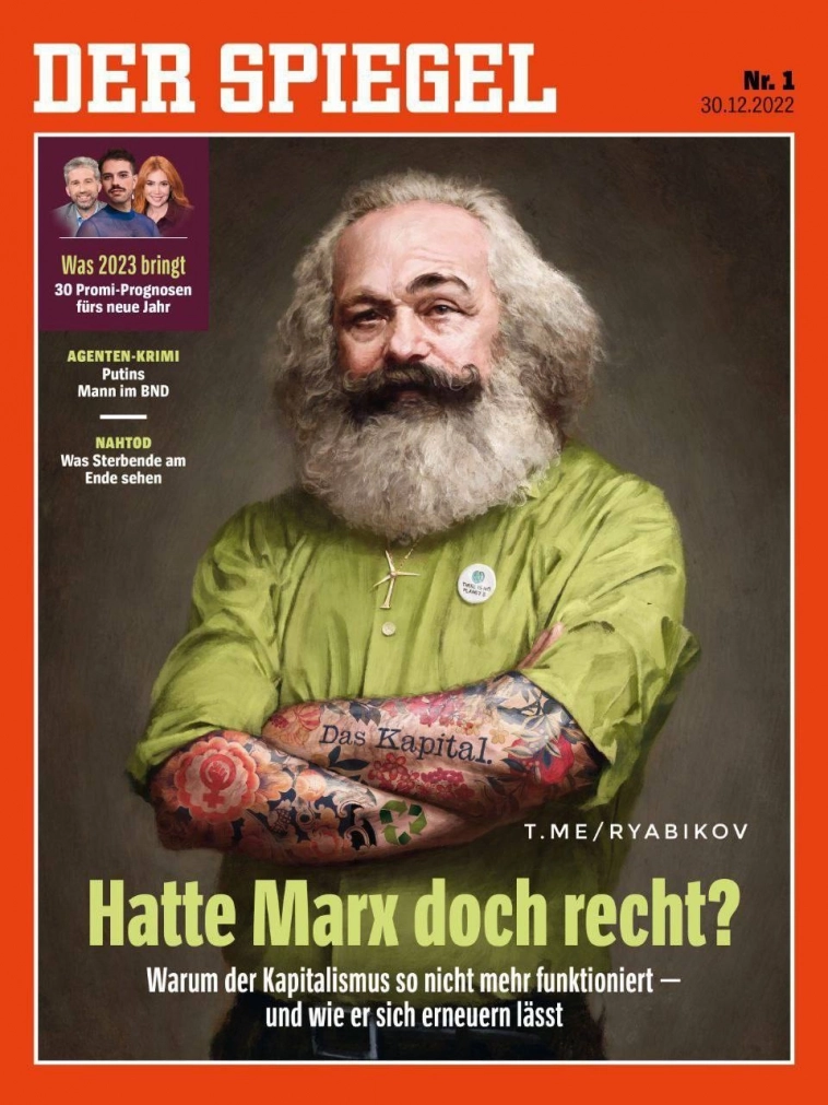 Обложка журнала Spiegel: был ли Маркс прав?