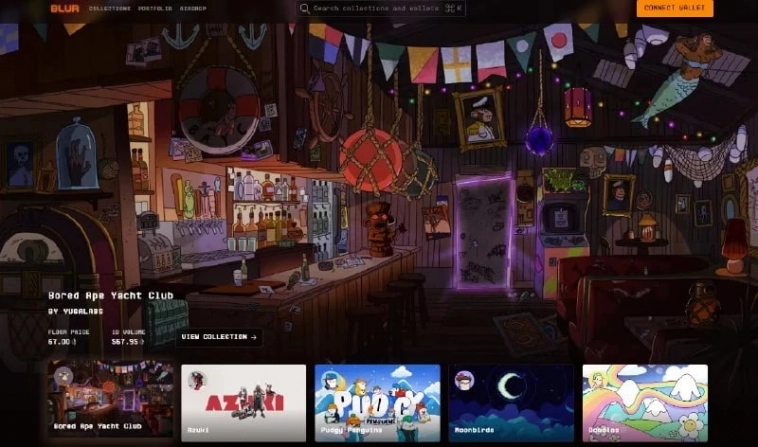 Краткий обзор NFT-маркетплейса BLUR. Нативный токен BLUR, что ждать от цены