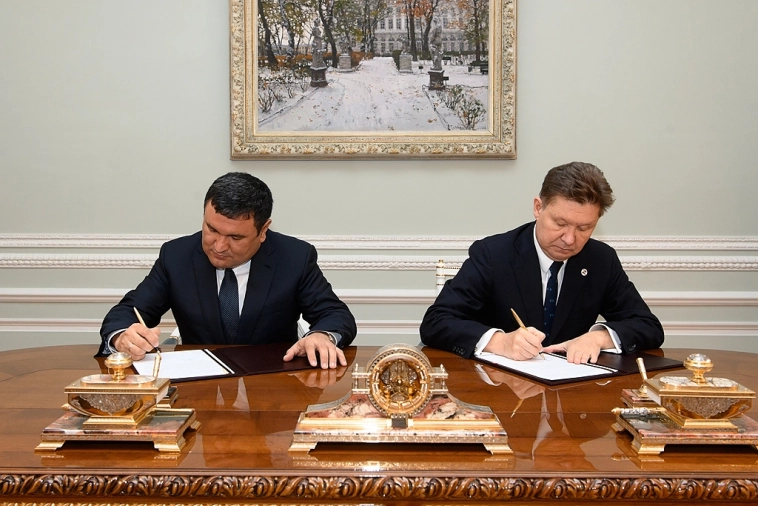 «Газпром» и Правительство Узбекистана подписали Стратегический меморандум о сотрудничестве в энергетическом комплексе.