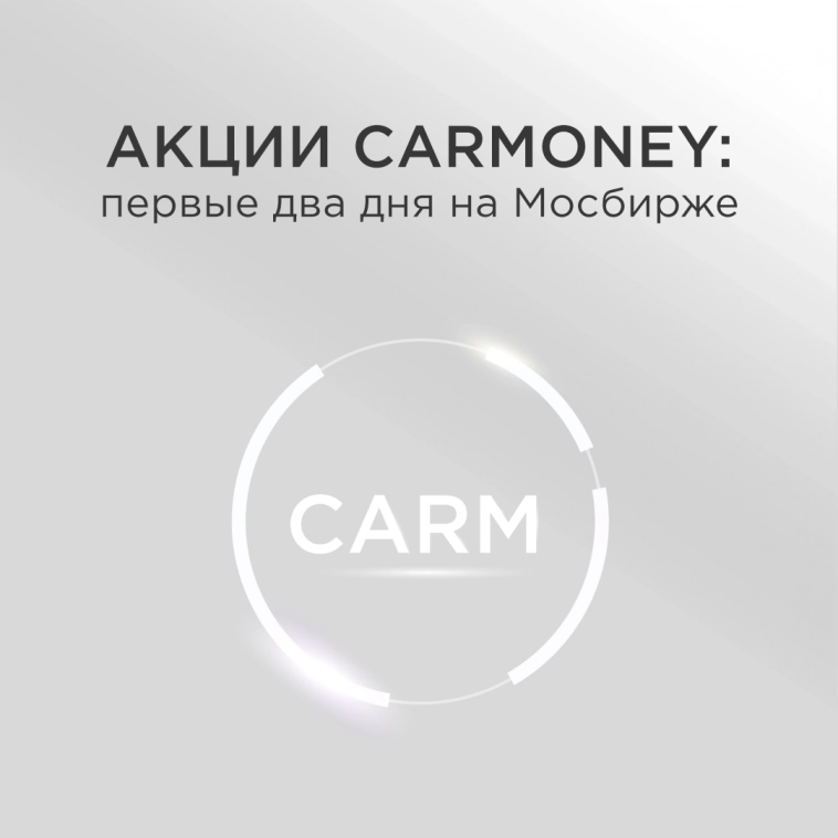 Акции CarMoney: первые два дня на Мосбирже