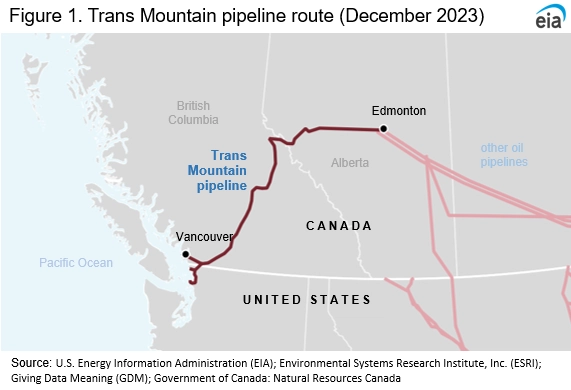 Расширение канадского трубопровода Trans Mountain Pipeline