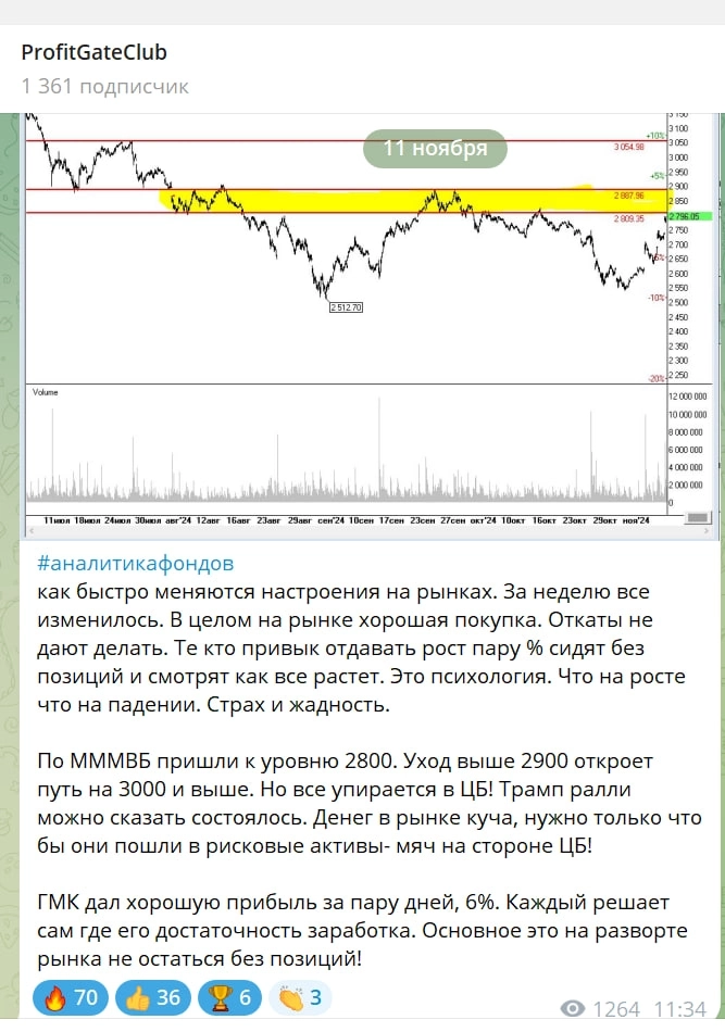Обзор рынка на 12.11.2024