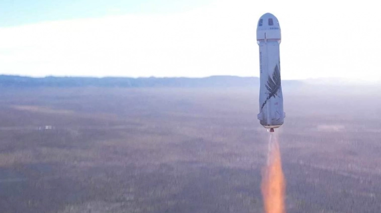 Корабль New Shepard совершил суборбитальный полет с космическими туристами