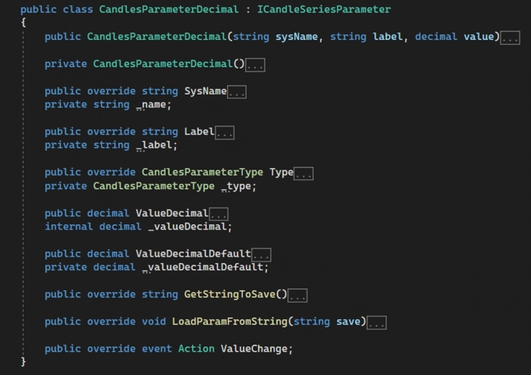 Слой создание свечей в Os Engine. Параметры серии. Свечи #19