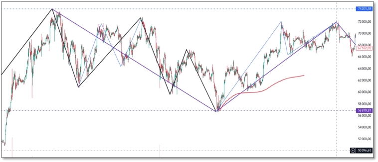 Мультифрактальность в биткоине