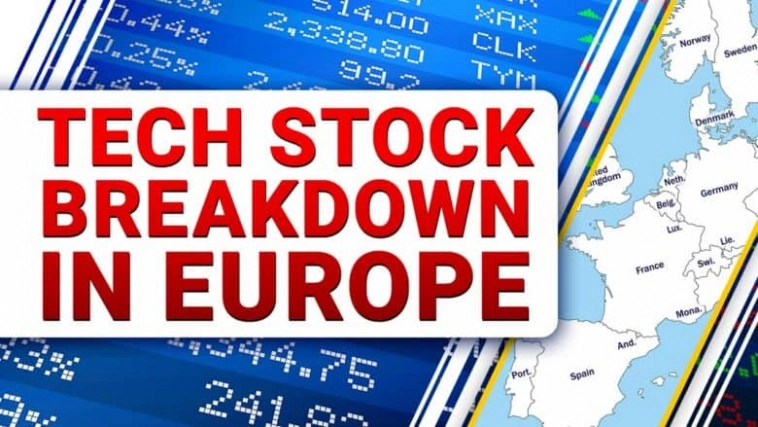В Европе акции технологических компаний становятся всё более нестабильными.